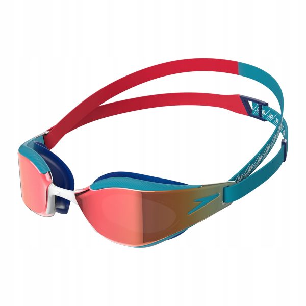 Okularki SPEEDO Fastskin Hyper ELITE Mirror Junior red/blue