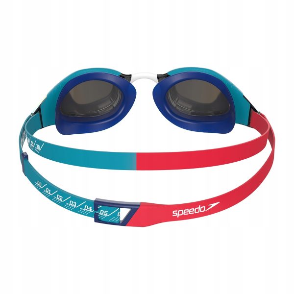 Okularki SPEEDO Fastskin Hyper ELITE Mirror Junior red/blue - obrazek 4